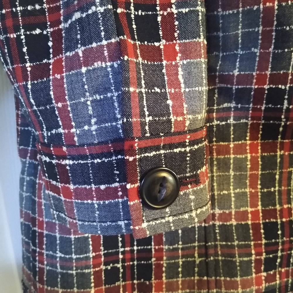 Pendleton Black, Red & Gray Blazer - image 3